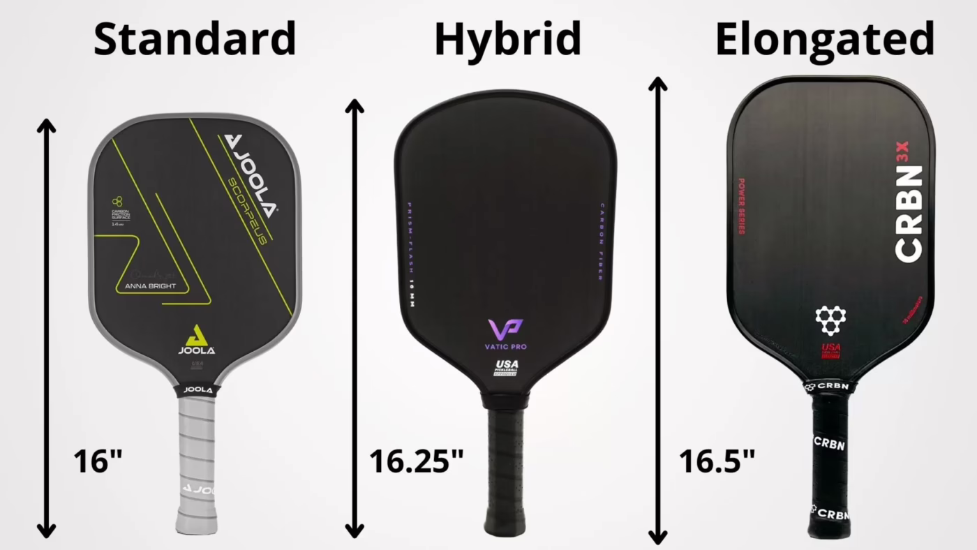 Cac loai vot khai thuế 11 chọn vợt pickleball