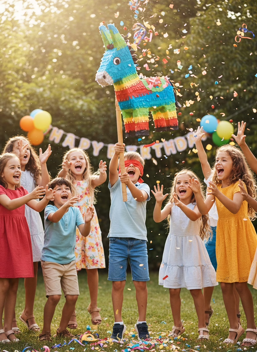 trang trí sinh nhật cho bé trai – chủ đề siêu anh hùng và khủng long – Pinata Farm
